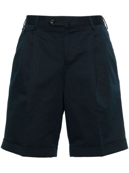 Plisirane bermuda kratke hlače Pt Torino modra