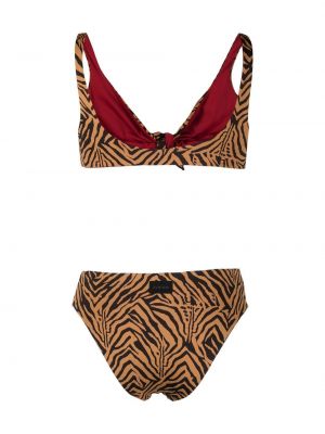 Bikini mit print mit tiger streifen Fisico