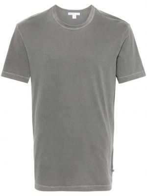 T-shirt aus baumwoll mit rundem ausschnitt James Perse