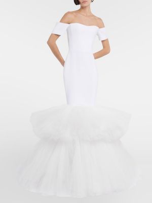 Μάξι φόρεμα Rasario λευκό