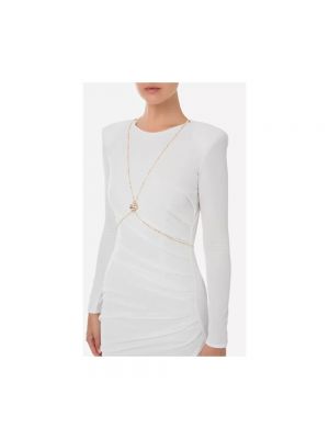 Mini vestido Elisabetta Franchi blanco