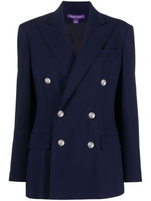 Palton cu nasturi Ralph Lauren Collection albastru