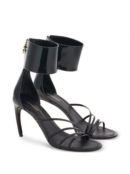 Sandales ar papēžiem Ferragamo melns