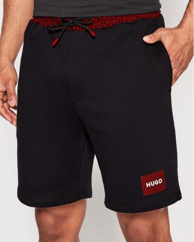 Pantaloni scurți de sport Hugo negru