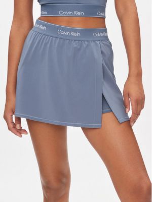 Mini spódniczka Calvin Klein Performance niebieska