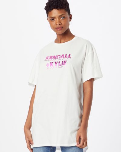 Тениска Kendall + Kylie бяло