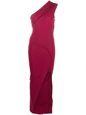 Ασύμμετρη μίντι φόρεμα Rick Owens ροζ