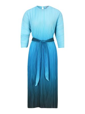 Midi šaty Warehouse Petite modrá