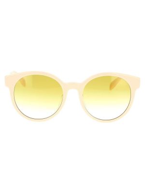 Bílé sluneční brýle Mcq Alexander Mcqueen