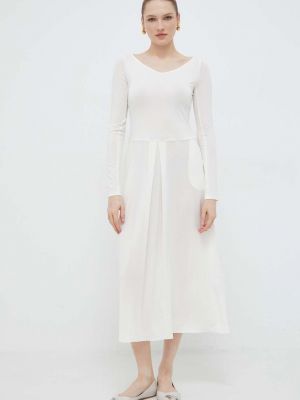 Sukienka midi Max Mara Leisure biała