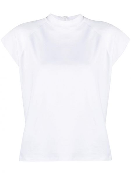 Camiseta con cuello alto Remain blanco