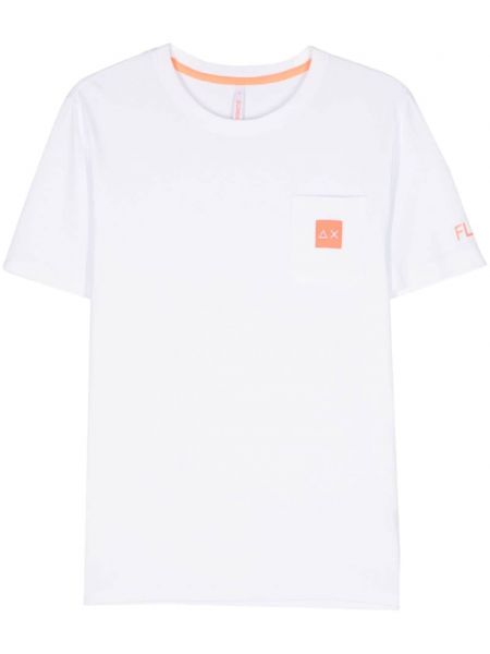 Памучна тениска Sun 68 бяло