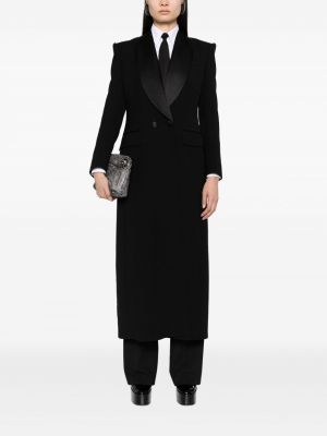 Hedvábný kabát Dolce & Gabbana černý