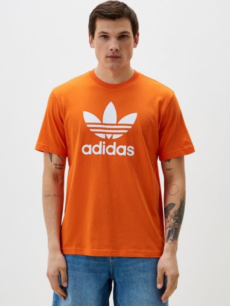 Футболка Adidas Originals оранжевая