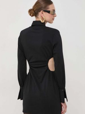 Testhezálló mini ruha La Mania fekete