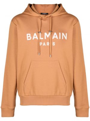 Hoodie Balmain brun