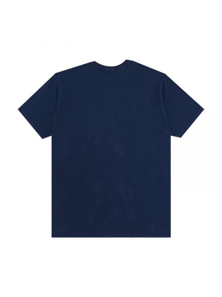 Пуховая футболка Stussy синяя