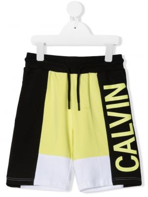 Shorts för tjejer Calvin Klein Kids gul