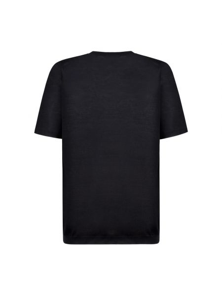 Camiseta de seda Roberto Collina negro