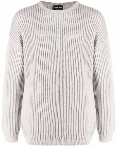 Chunky пуловер Giorgio Armani сиво