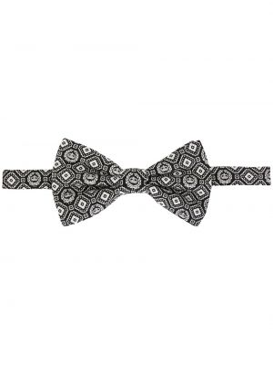 Krawat z printem z jedwabiu Dolce And Gabbana