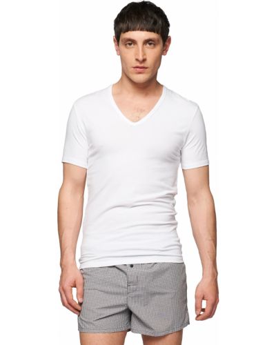 Marškinėliai slim fit Calvin Klein Underwear balta