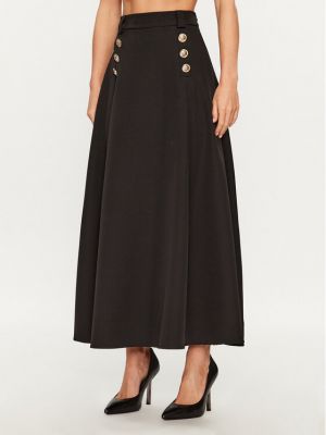 Priliehavá dlhá sukňa Maryley čierna