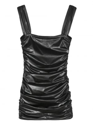 Drapiruotas mini suknele Dsquared2 juoda