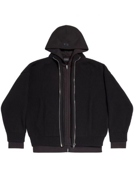 Kapučdžemperis Balenciaga melns