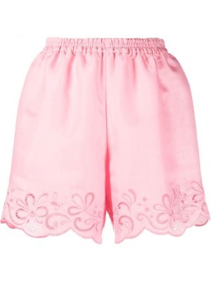 Pantaloni scurți din dantelă Boutique Moschino roz