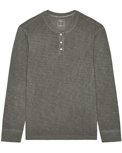 Camicia di cotone in jersey Rails nero