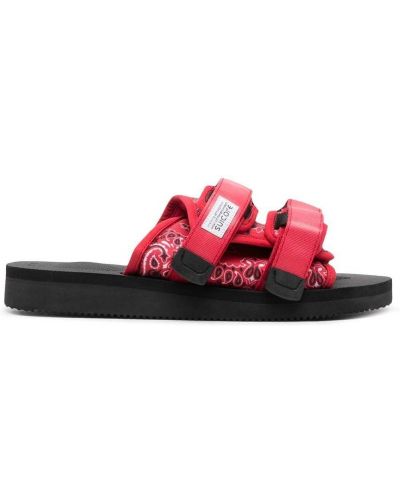 Ilma kontsaga sandaalid Suicoke punane