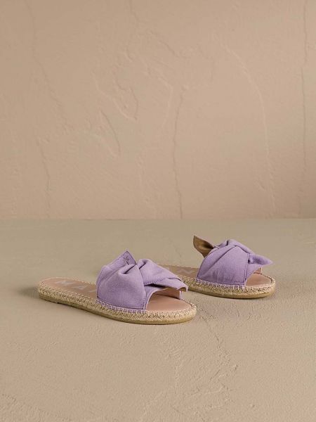 Sandale din piele Manebi violet