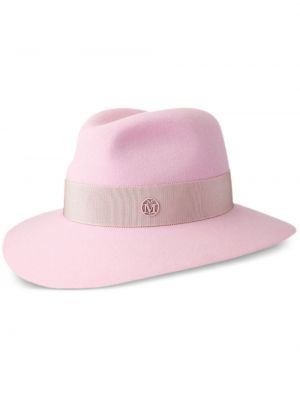Kapa od filca Maison Michel ružičasta