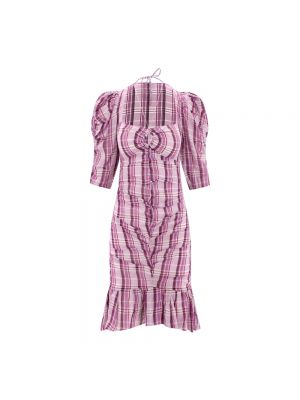 Minikleid mit drapierungen Isabel Marant Etoile pink