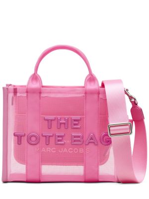 Shopper kabelka z nylonu Marc Jacobs růžová