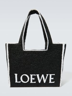 Nákupná taška Loewe čierna