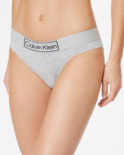 Меланжирани бикини Calvin Klein Underwear сиво