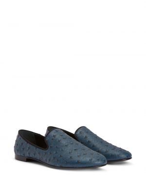 Kožené loafers Giuseppe Zanotti modré