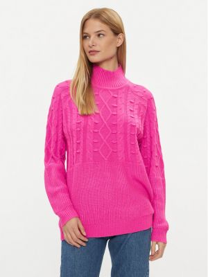 Пуловер Silvian Heach розово