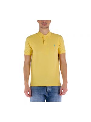 T-shirt a maniche corte a maniche corte Polo Ralph Lauren giallo