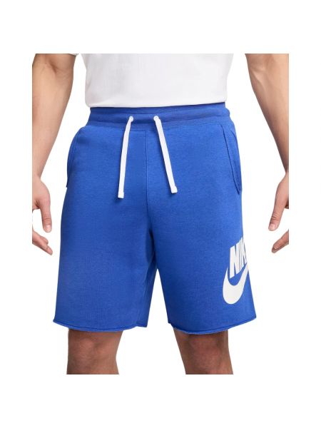Fleece bermuda Nike blau