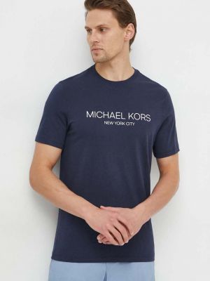Pamučna majica Michael Kors plava