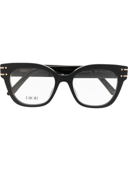 Lunettes de vue à imprimé Dior Eyewear noir