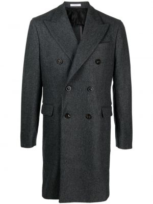 Vlnený kabát Boglioli sivá