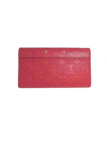 Cartera de cuero retro Louis Vuitton Vintage rojo
