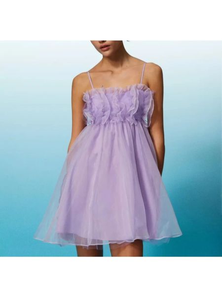 Mini vestido Twinset violeta