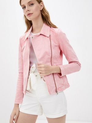 Джинсовая куртка Salsa розовая