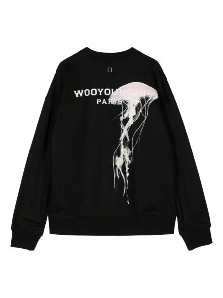 Sweatshirt aus baumwoll mit print Wooyoungmi