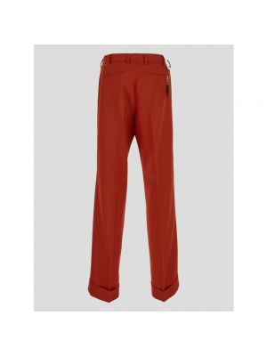 Pantalones chinos de lana Pt Torino naranja
